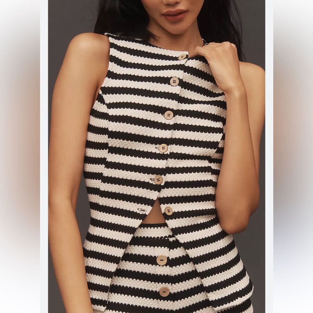 Maeve | Anthropologie Structured Knit Vest